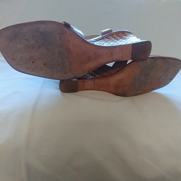 Nickels rattan straw wedges - Picture 4 of 6